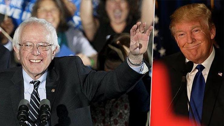 New Hampshireın galipleri Sanders ve Trump oldu