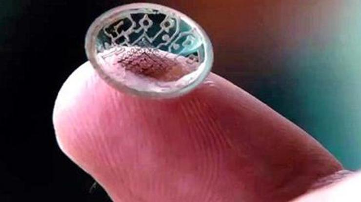 Kontakt lensler geleceğin giyilebilir teknolojisi olacak