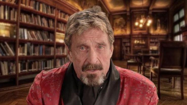 John McAfee devreye girdi