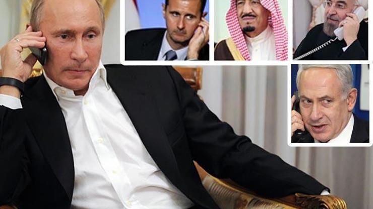 Putinden diplomasi atağı: Esad, Kral Selman ve Ruhani ile görüştü