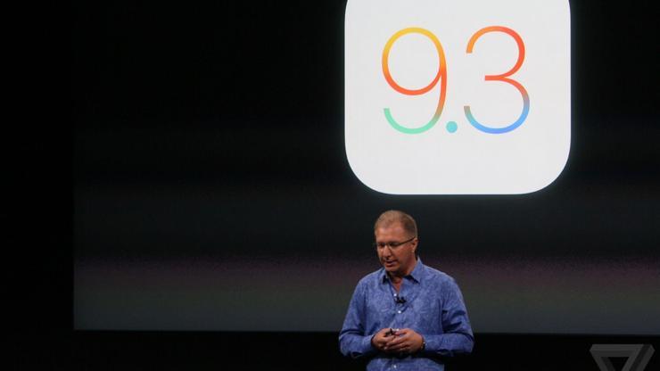 iOS 9.3 güncellemesi dağıtılmaya başladı