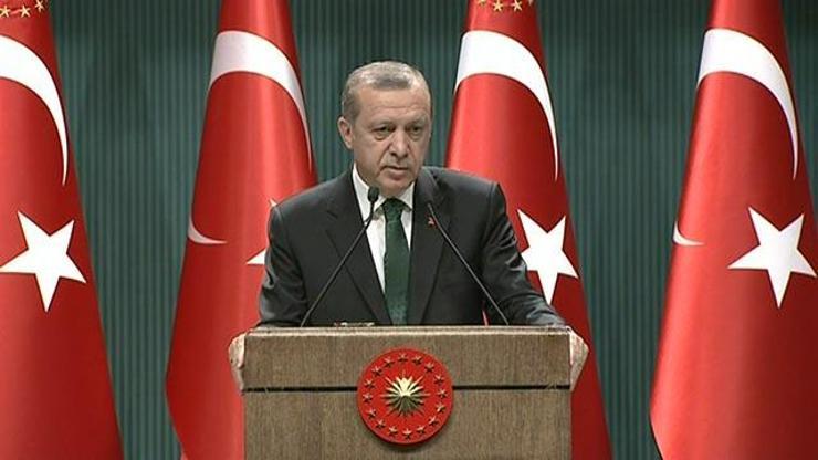 Cumhurbaşkanı Erdoğandan dokunulmazlık mesajı