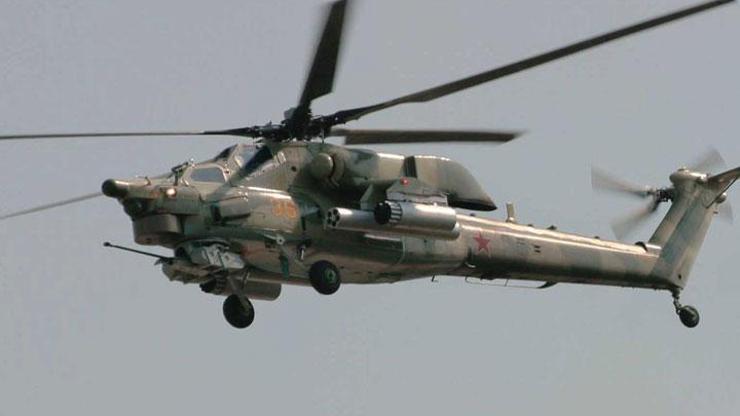Suriyede Rus helikopteri düştü