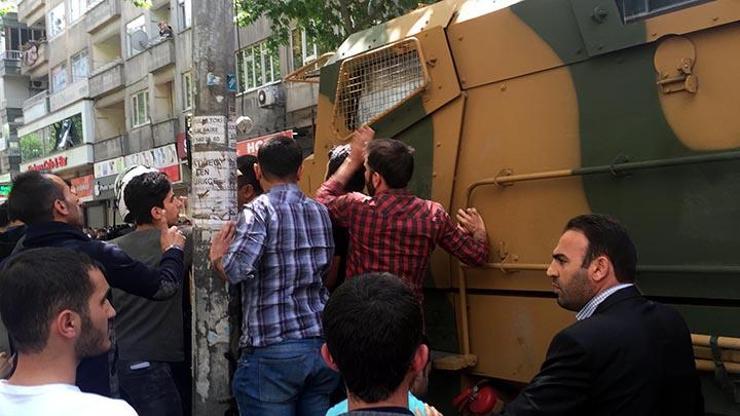 Diyarbakırda zırhlı aracın çarptığı bir kadın hayatını kaybetti