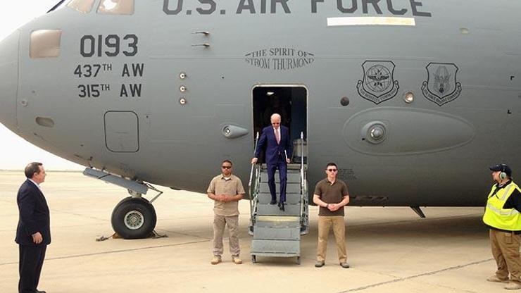 Joe Biden Kuzey Irakta, Barzani ile görüştü