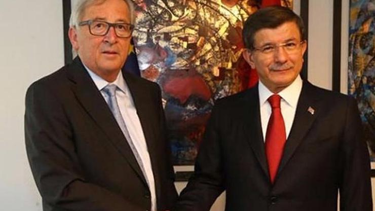 Davutoğlundan Junckere vize telefonu