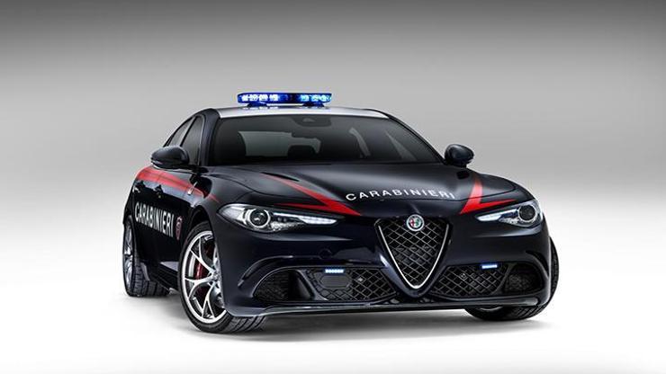 Polislere özel Alfa Romeo Guilia QV