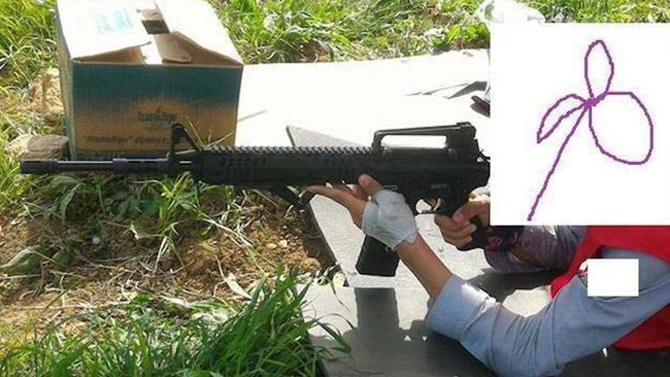 Öğrencilere atış talimi