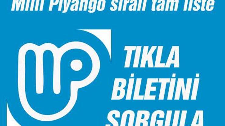 Milli Piyango (9 Mayıs) çekiliş sonuçları ve kazanan numaralar MPİ
