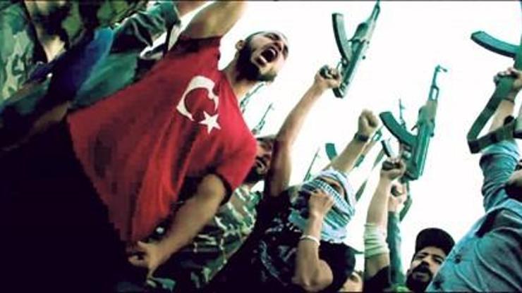 Bingazi filminde teröriste Türk bayrağı giydirildi