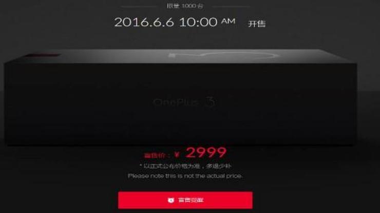 OnePlus 3, lansmandan önce piyasada olacak