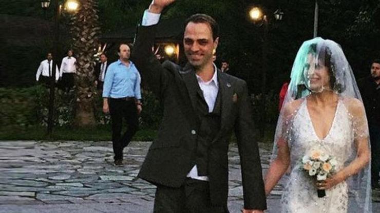 Ertan Saban ve Ebru Özkan evlendi