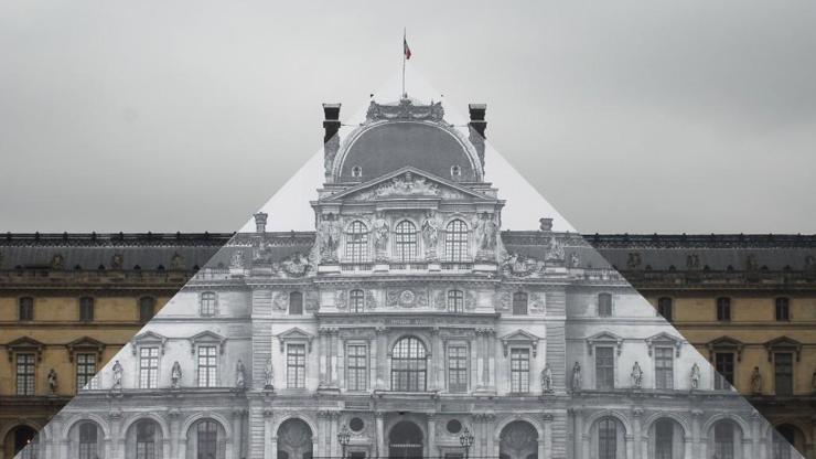 Louvre’un cam piramidi ‘silindi’ mi