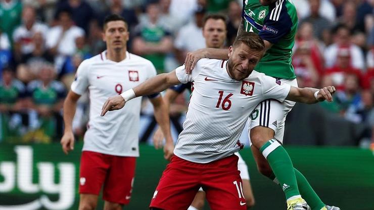 Polonya - Kuzey İrlanda maçından kareler