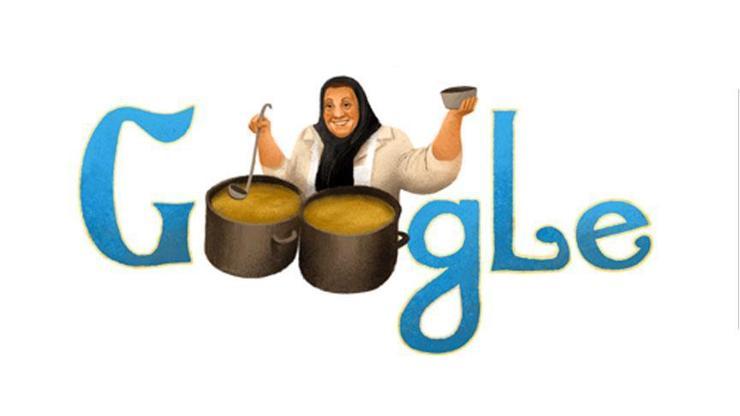 Googleda Adile Naşit doodleı