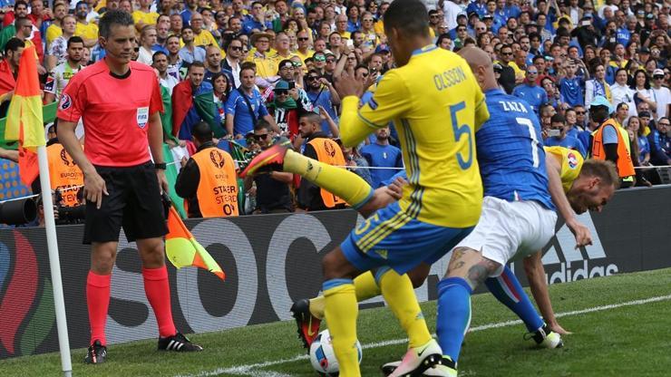 Gol 88de geldi... EURO 2016: İtalya - İsveç; 1-0