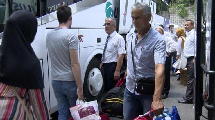 Otogarlarda bayram yoğunluğu başladı