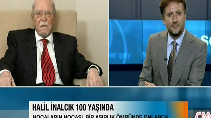 Halil İnalcık 100. yaşgününde CNN TÜRKe konuşmuştu