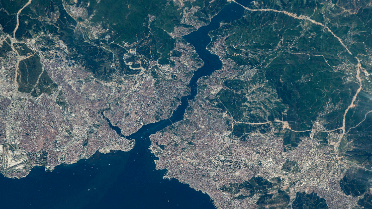 NASA İstanbul Boğazını görüntüledi