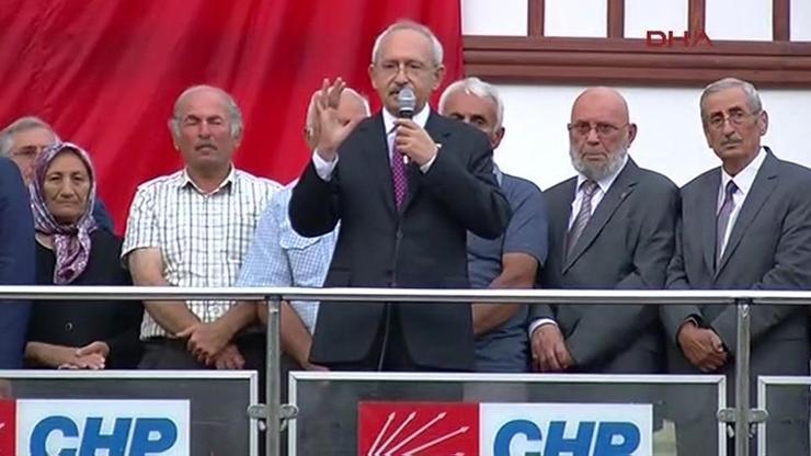 Kemal Kılıçdaroğlu Ardanuçta halka seslendi
