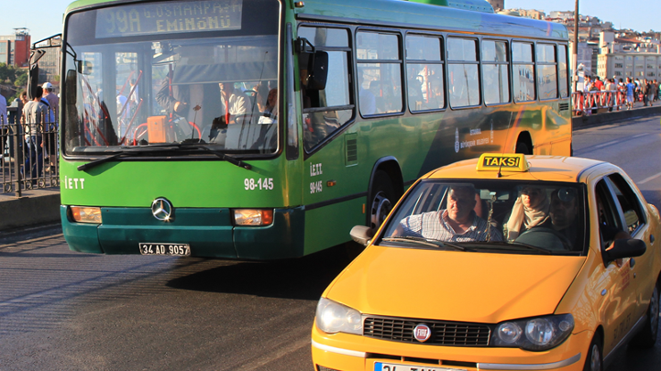 İstanbullular dikkat Servis, taksi, minibüs, dolmuş ücretleri arttı