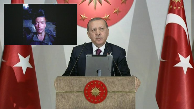 Erdoğan Cerablusa bağlandı