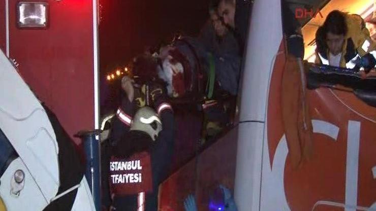 İstanbul Otogarı girişinde kaza: 1 ölü, 2 yaralı