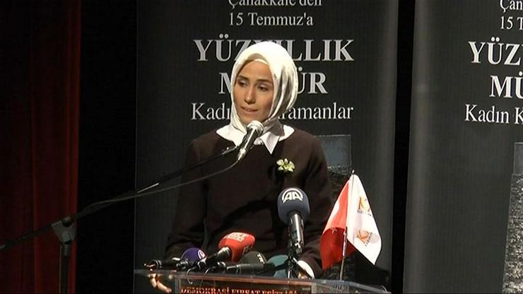 Sümeyye Erdoğan 15 Temmuzu Çanakkale ruhuna benzetti
