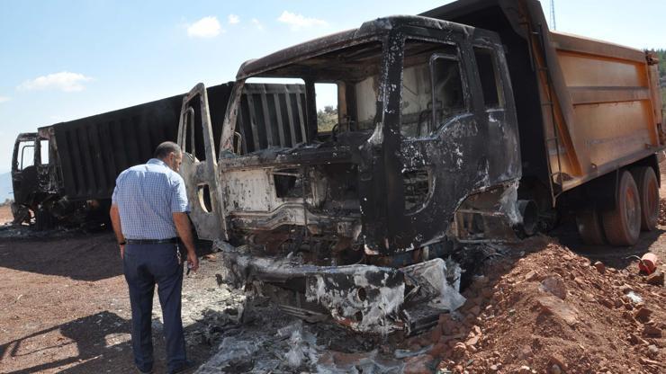 PKKlılar, İslahiyede maden ocağını kundakladı