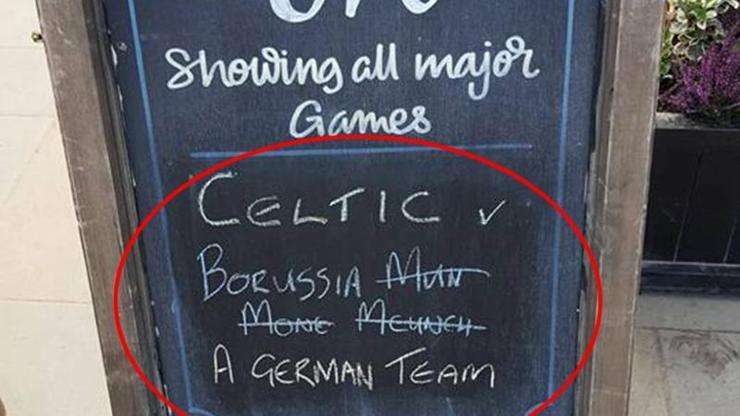 Sosyal medyayı yıkan olay: Celtic - Bir Alman Takımı: 0-2