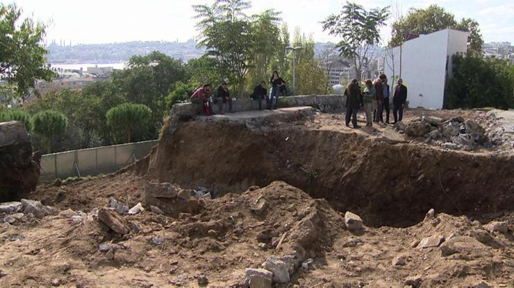 Cihangir Roma Parkına sosyal tesis yapımı durduruldu