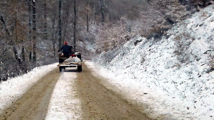 Kartepe’de kar kalınlığı 15 santime ulaştı