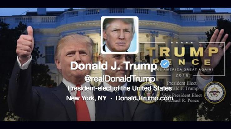 Donald Trump Twitter biosunu hemen güncelledi