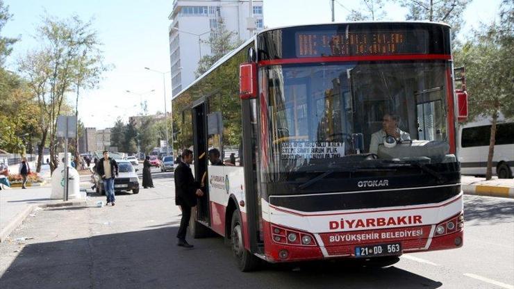 Diyarbakırda vatandaşlara ücretsiz ulaşım hizmeti