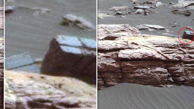 Marsta UFO meraklılarını heyecanlandıran görüntü