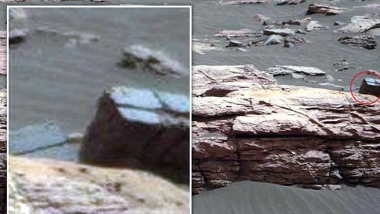 Marsta UFO meraklılarını heyecanlandıran görüntü