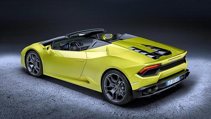 Lamborghini arkadan itişli Spyderı duyurdu