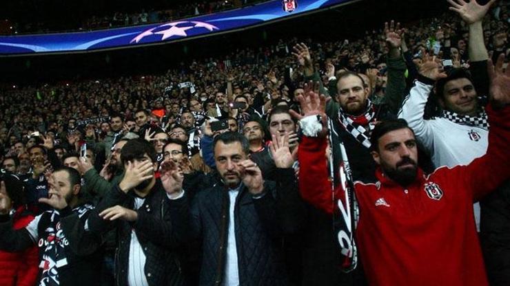 Beşiktaş taraftarı bir ilki gerçekleştirdi