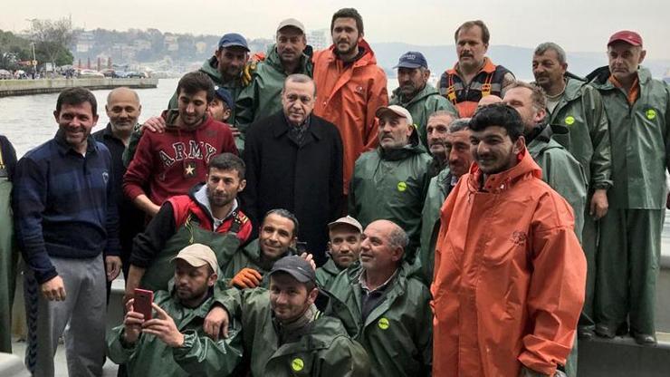 Erdoğan balık avına çıktı