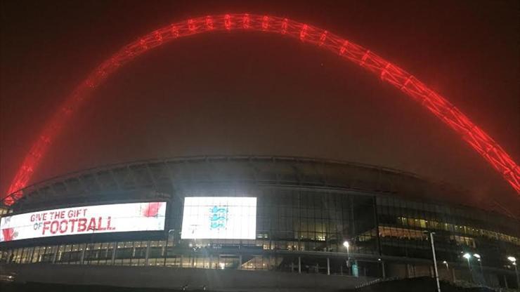Wembleyin kemeri Türkiye için kırmızı oldu