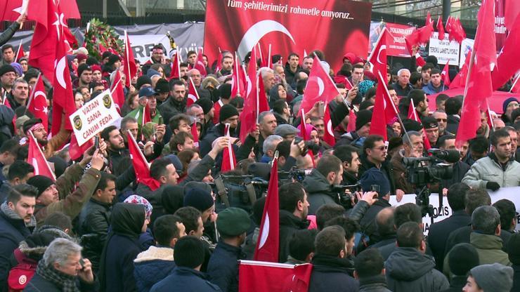 Şehitler Tepesinde terör lanetlendi