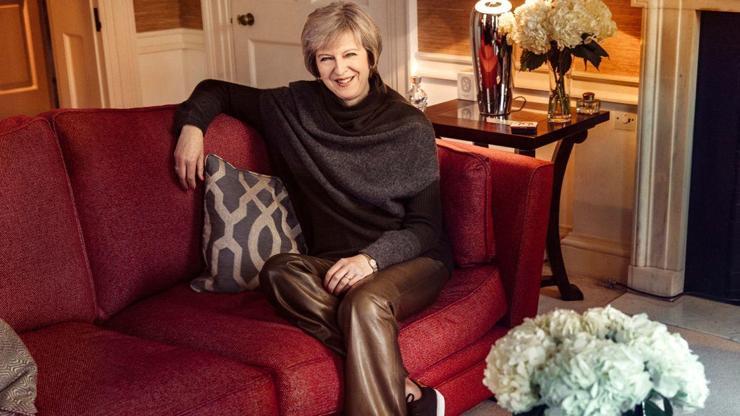Theresa Mayin olay yaratan pantolonu Türkiyeden