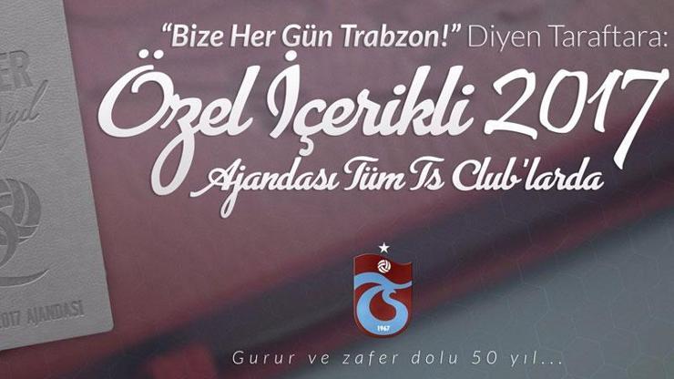 Trabzonspordan 2017 yılına özel ajanda