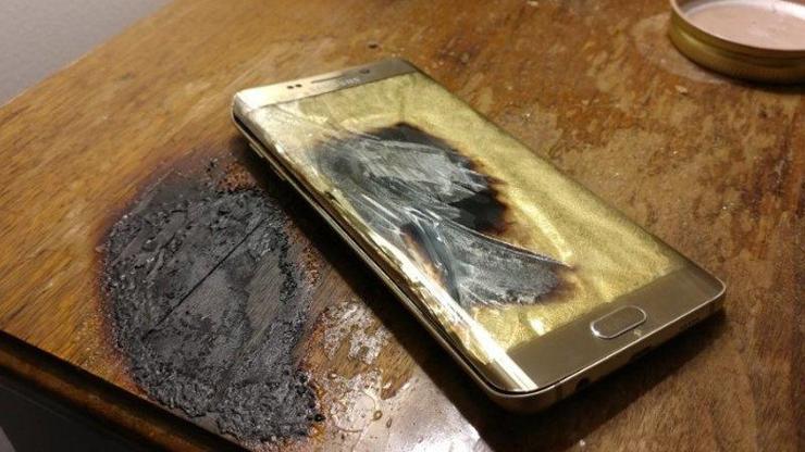Galaxy S6 Edge+ alev alev yandı