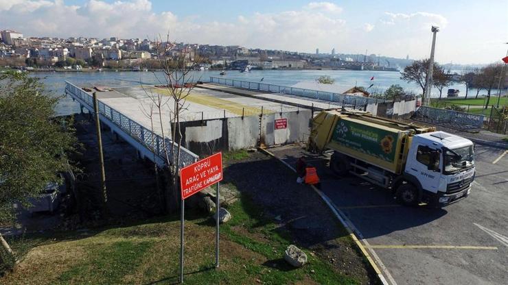 Galata Köprüsü İstanbula veda etti