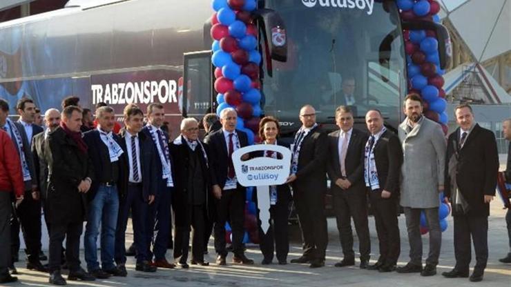 Trabzonsporun yeni takım otobüsü tanıtıldı