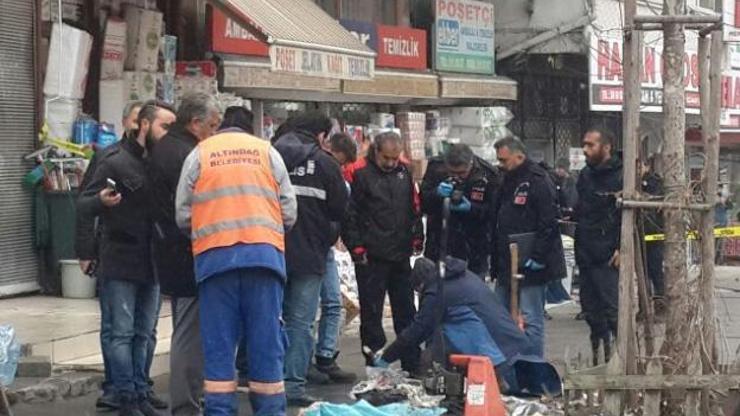 Ankarada çöp kutusunda patlama