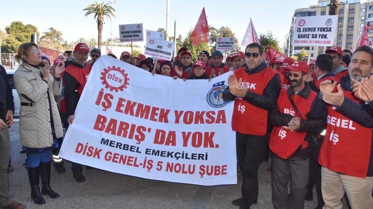 İzmirde Merbelde grev kararı alındı