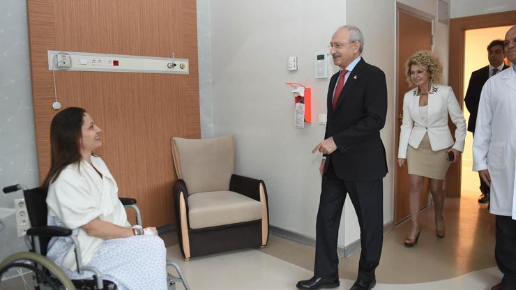 Kılıçdaroğlundan Meclisteki kavgada yaralanan Şafak Paveye ziyaret
