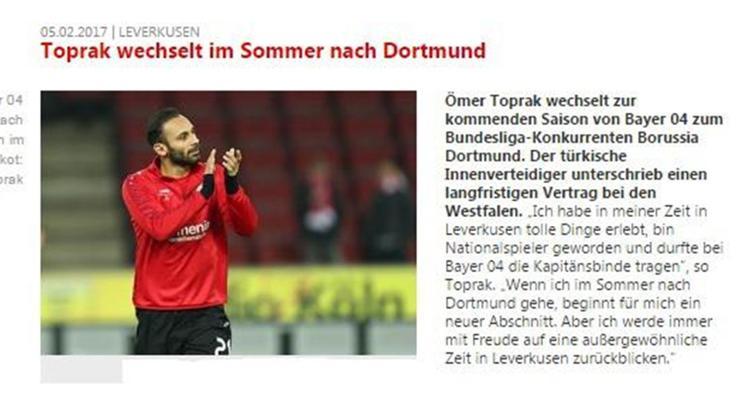 Ömer Toprak Borussia Dortmundta